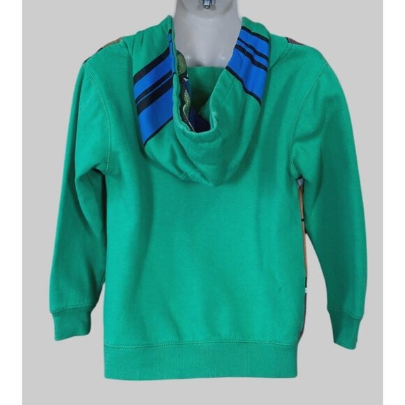 Teenage Mutant Ninja Turtles Nickelodeon Green Long Sleeve Hoodie Kids Size 4/5 - Picture 2 of 6
